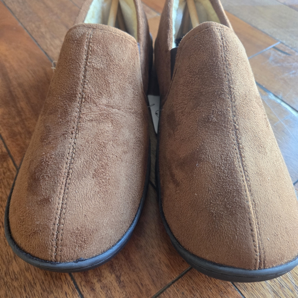 Signature by Levi Strauss Brown Men's Slip-Ons Size 9-10
